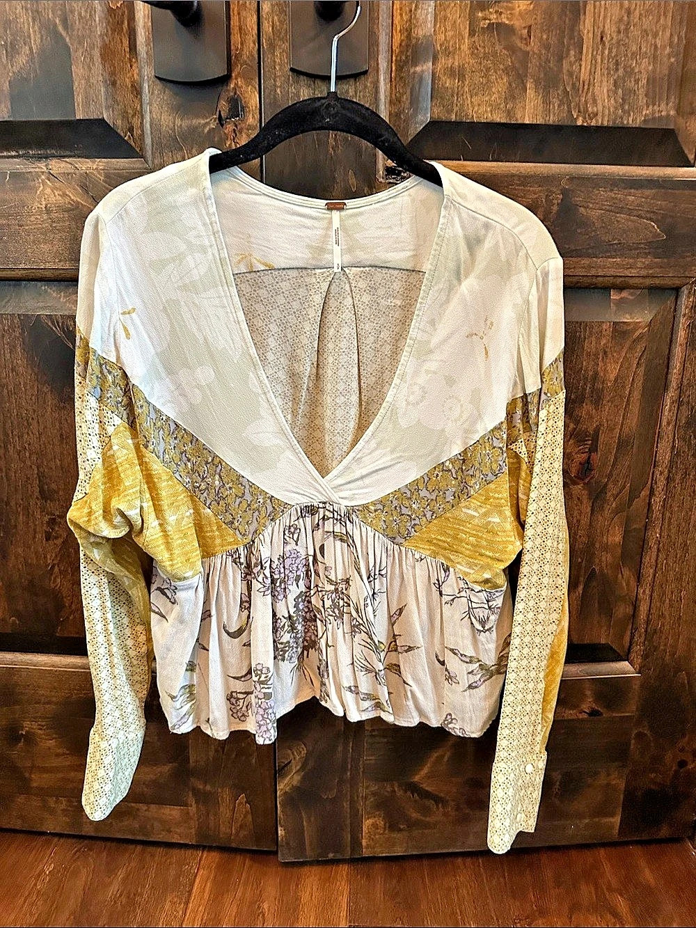 🎃🎃Free People Floral Blouse Size Small